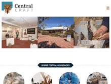 Tablet Screenshot of centralcraft.org.au